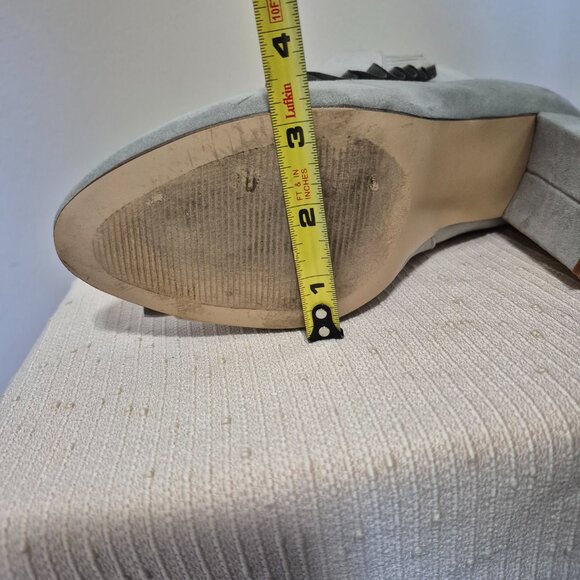 Faux Suede Booties w Ruffle - Picture 11 of 13